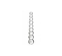 Icicles No 2 Glass Anal Beads Clear